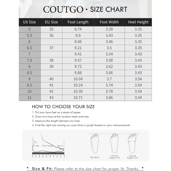 Coutgo Women's Strappy Heeled Sandals Square Open Toe Chunky Block Heel Pumps Ankle Buckle Summer Shoes