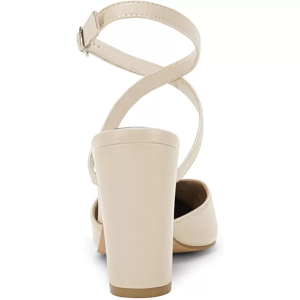 Womens Slingback Closed Pointed Toe Heels Strappy Block Chunky Heel Office Bridal Pumps Shoe