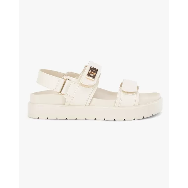 Coutgo Womens Platform Sandals Comfortable Flat Sandals Double Strap Footbed Summer Beach Sandals