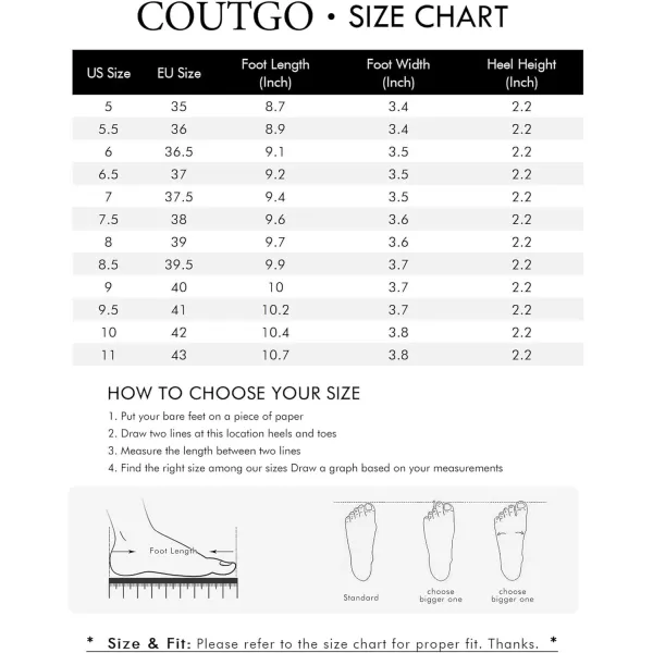 Coutgo Womens Platform Sandals Comfortable Flat Sandals Double Strap Footbed Summer Beach Sandals