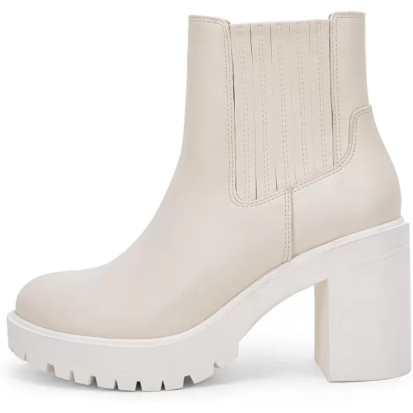 Womems Platform Lug Sole Ankle Boots Chunky Block Heel Seam Booties Combat Cozy Round Toe Chelsea Shoes