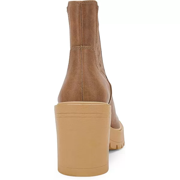 Womems Platform Lug Sole Ankle Boots Chunky Block Heel Seam Booties Combat Cozy Round Toe Chelsea Shoes