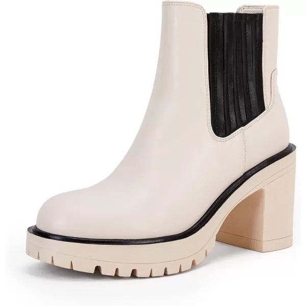 Womems Platform Lug Sole Ankle Boots Chunky Block Heel Seam Booties Combat Cozy Round Toe Chelsea Shoes