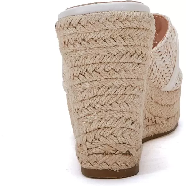 imageCoutgo Womens Wedge Sandals Platform Espadrille Heel Chain Slip On Casual Summer SlidesCreamywhite