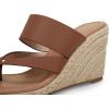 imageCoutgo Womens Espadrille Wedge Sandals Platform Thong Leather Strap Slides Backless Slip On Summer Casual Flip FlopsBrown