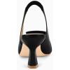 imageWomens Sling Back Kitten Heels Low Dress Shoes Slingback Pumps Pointed Closed Toe Comfortable Party Office SandalsBlackpu