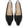 imageWomens Sling Back Kitten Heels Low Dress Shoes Slingback Pumps Pointed Closed Toe Comfortable Party Office SandalsBlackpu