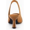 imageWomens Sling Back Kitten Heels Low Dress Shoes Slingback Pumps Pointed Closed Toe Comfortable Party Office SandalsBrownsuede