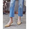 imageWomens Sling Back Kitten Heels Low Dress Shoes Slingback Pumps Pointed Closed Toe Comfortable Party Office SandalsKhakipu