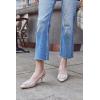 imageWomens Sling Back Kitten Heels Low Dress Shoes Slingback Pumps Pointed Closed Toe Comfortable Party Office SandalsNudepu