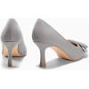 imageCoutgo Womens Closed Pointed Toe Pumps Stiletto High Heels Wedding Party Dress ShoesGreysuede