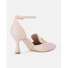 imageCoutgo Womens Pointed Toe Stiletto Heels Ankle Strap Pumps Party Wedding Dress ShoesApricot