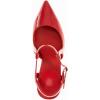 imageCoutgo Womens High Heels Pointed Toe Ankle Strap Pumps Patent Leather Sexy Stiletto Office Wedding Dress ShoesAred