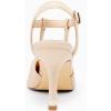 imageCoutgo Womens High Heels Pointed Toe Ankle Strap Pumps Patent Leather Sexy Stiletto Office Wedding Dress ShoesBsuede Nude