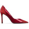 imageCoutgo Womens Pointed Toe High Heels Pumps Patent Suede Stiletto Heel Slip on Office Party Wedding Dress ShoesRedBurgundy
