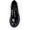 imageWomens Platform Loafers Lug Sole Chunky Heel Non Slip Faux Leather Casual Comfortable Round Toe Goth Oxford ShoesBlack 1