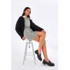 imageWomens Platform Penny Loafers Comfort Chunky Heel Slip On Business Work Dress ShoesBlack