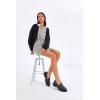 imageWomens Platform Penny Loafers Comfort Chunky Heel Slip On Business Work Dress ShoesBlack