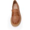 imageWomens Platform Penny Loafers Comfort Chunky Heel Slip On Business Work Dress ShoesBrown