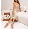 imageCoutgo Womens Rhinestone Bow Heels Sandals Strappy Lace Up Stiletto Satin Pumps Wedding Dress ShoesWhite