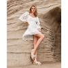 imageCoutgo Womens Platform Espadrille Wedge Sandals Slingback Bowknot Open Toe Casual Summer Dress ShoesBeige