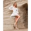 imageCoutgo Womens Platform Espadrille Wedge Sandals Slingback Bowknot Open Toe Casual Summer Dress ShoesKhaki
