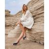 imageCoutgo Womens Platform Espadrille Wedge Sandals Slingback Bowknot Open Toe Casual Summer Dress ShoesNavy Blue