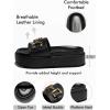 imageCoutgo Womens Platform Sandals Raffia Espadrilles Metal Chain Slip on Open Toe Cute Beach Slide SandalsBlack