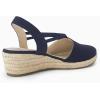 imageCoutgo Womens Platform Wedge Espadrille Sandals Slingback Slip on Closed Toe Strap ShoesNavy