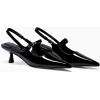 imageCoutgo Slingback Kitten Heels for Womens 2024 Pumps Party Dress ShoesBlack