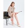 imageWomens Kitten Heels Comfortable Low Heel Dress Shoes Pointed Toe Ankle Strap Cutout DOrsay Wedding Party PumpsWhite