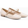 imageCoutgo Womens Mary Jane Flats Closed Square Toe Ballet Flat Dressy Comfortable Slip on ShoesBeige
