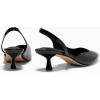 imageCoutgo Womens Slingback Stiletto High Heels Closed Pointed Toe Pumps DOrsay Sexy Office Dress ShoesPolish Black