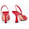 imageCoutgo Womens Slingback Stiletto High Heels Closed Pointed Toe Pumps DOrsay Sexy Office Dress ShoesRed