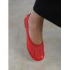 imageCoutgo Womens Mesh Ballet Flats Slip on Ballerina Flats Comfortable Casual Work Dress ShoesRed