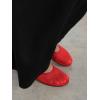 imageCoutgo Womens Mesh Ballet Flats Slip on Ballerina Flats Comfortable Casual Work Dress ShoesRed