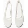 imageCoutgo Womens Mesh Ballet Flats Slip on Ballerina Flats Comfortable Casual Work Dress ShoesWhite