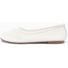 imageCoutgo Womens Mesh Ballet Flats Slip on Ballerina Flats Comfortable Casual Work Dress ShoesWhite