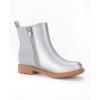imageCoutgo Girls Glitter Ankle Boots Side Zipper Comfortable Chelsea Dress Booties for ToddlerLittle KidBig KidsSilver