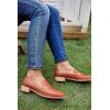 imageCoutgo Womens Classic Penny Loafers Crocodile Print Casual Mid Stacked Heel Comfort Slip On Office Oxford Dress Shoes