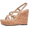 imageCoutgo Women Platform Wedge Sandals Cork Slingback Wedges Espadrilles Heels Summer ShoesKaiki