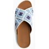 imageCoutgo Womens Platform Espadrille Sandals Flatform Floral Crochet Cork Open Toe Summer Beach Slide SandalsBlue