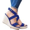 imageCoutgo womens Open ToeBlue
