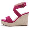 imageCoutgo womens Open ToeRose Red