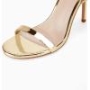 imageCoutgo Womens Strappy Lace up Heels Sandals Sexy High Heeled Ankle Strap Summer Dress ShoesGold