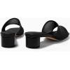 imageCoutgo Womens Slide Sandals Mesh Chunky Heels Mules Square Open Toe Slip On Summer Dress ShoesBlack