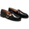 imageCoutgo Womens Slip On Loafers TStrap Closed Round Toe Flats Comfortable Work Business Dress ShoesBlack