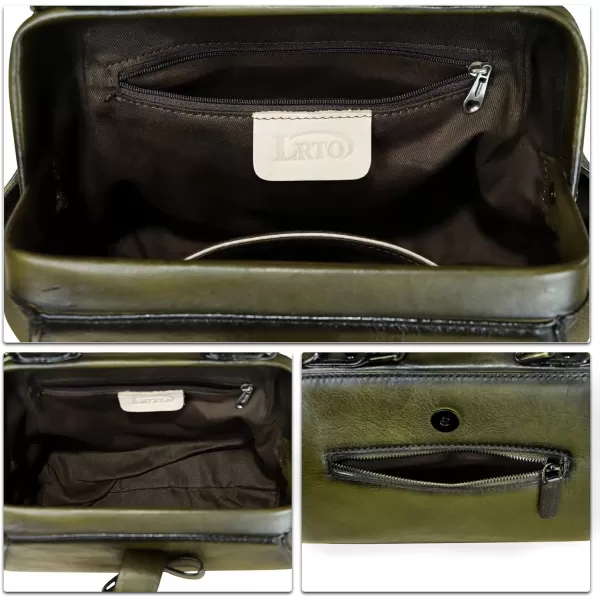 Genuine Leather Satchel for Women Vintage Purse Handmade Handbag Crossbody Bag Shoulder Purse