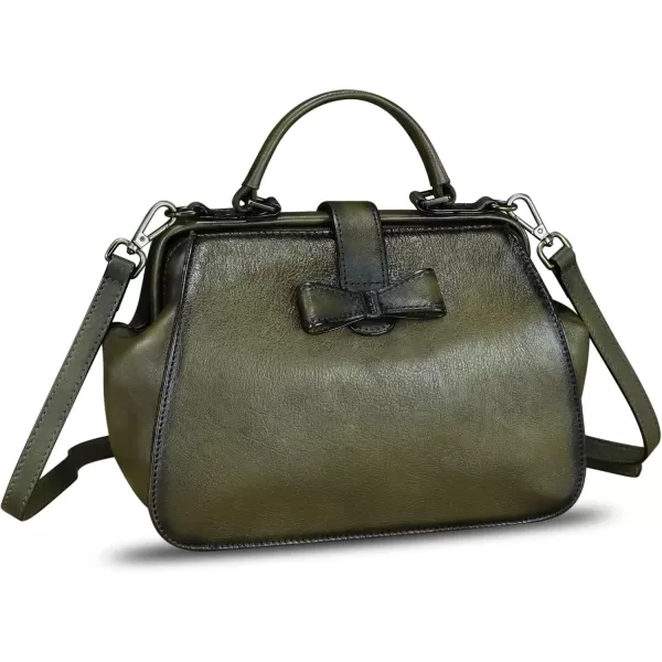 Genuine Leather Satchel for Women Vintage Purse Handmade Handbag Crossbody Bag Shoulder Purse