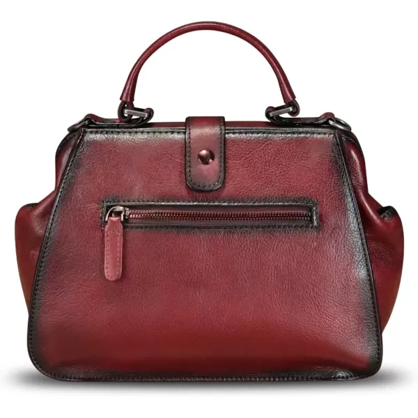 Genuine Leather Satchel for Women Vintage Purse Handmade Handbag Crossbody Bag Shoulder Purse